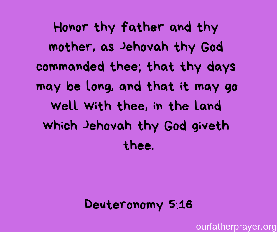 Deuteronomy-5-16