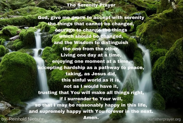 The Serenity Prayer