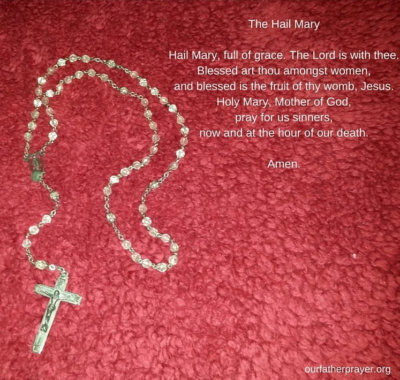 the hail mary in latin and french the hail mary in latin and french